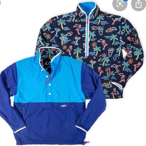 chubbies Other - Chubbies The Neon Lights Reversible Pullover